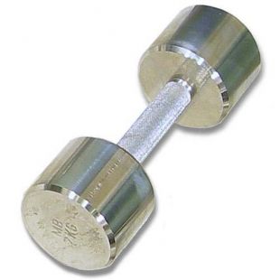 Гантель хромированная Barbell MB-FitM-8 для фитнеса 8 кг