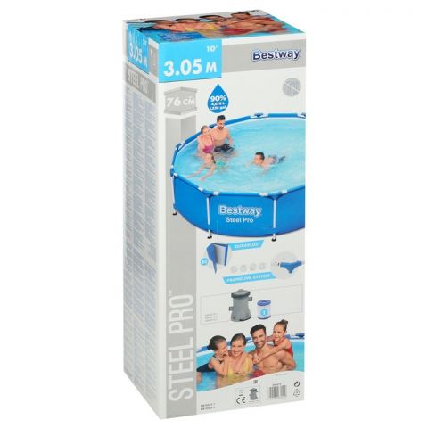 Бассейн каркасный Bestway Steel Pro, 305 х 76 см, (56679)