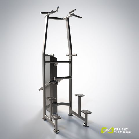 E-7009A Турник, брусья с противовесом (DipChin Assist). Стек 110 кг.