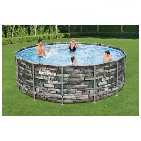 Бассейн каркасный Bestway Power Steel 427 x 122 см (56993)