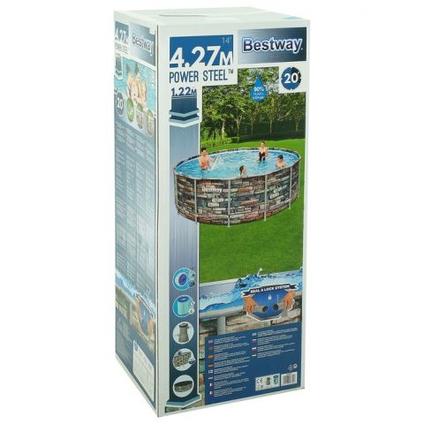 Бассейн каркасный Bestway Power Steel 427 x 122 см (56993)