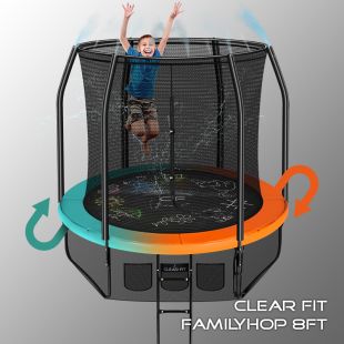 Батут Clear Fit FamilyHop 8Ft