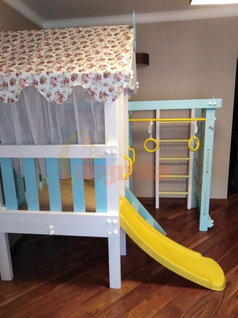 Игровой комплекс Савушка Baby 1 голубой