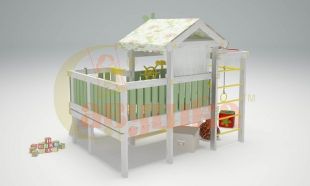 Игровой комплекс Савушка Baby 7 оливковый