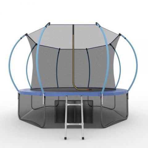 Батут EVO JUMP External 12ft + Lower net (зеленый/синий)