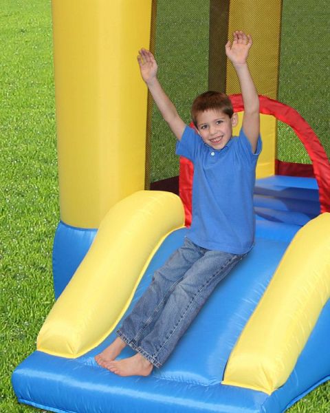 Надувной батут с горкой Happy Hop 9309Y