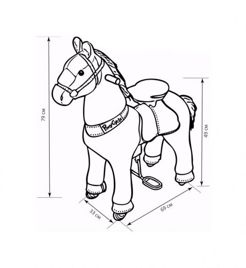 Лошадка Поницикл (Ponycycle) Белое копытце 3151 (Ux324)