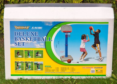 Баскетбольный щит на регулируемой опоре Deluxe Basketball